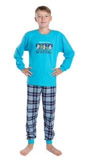 Chlapecké pyžamo Betty Mode vel. 146 FREESTYLE BASKETBALL tyrkys