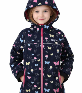 Dívčí softshellová bunda Wolf B2266 vel. 110/116 tmavě modrá