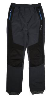 Chlapecké softshellové kalhoty Wolf s fleecem B2295 vel. 128 šedé