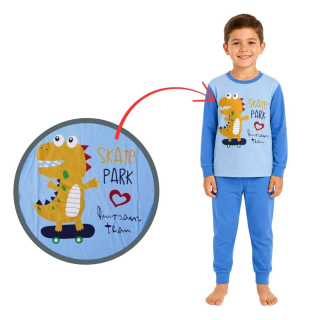 Chlapecké pyžamo Wolf S2255B vel. 104,128 modré