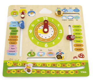 Dřevěný kalendář - český jazyk