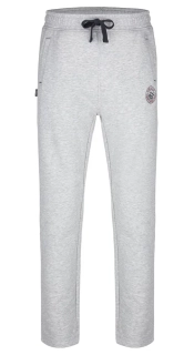 Pánské tepláky Loap Ednik vel. S, XXL šedé (nohavice dole rovná)