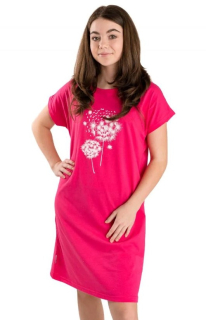 Dívčí a dámská noční košile Betty mode vel. 164,170  růžová pampelišky