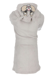 Dětský župan Bambi 3/4 rukáv vel. 98/104 šedý