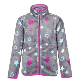 Dívčí mikina Wolf B2349 huňatá vel. 146 šedá