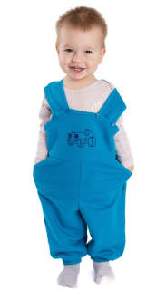 Chlapecké laclové tepláky Betty mode vel. 80-98 tyrkysové