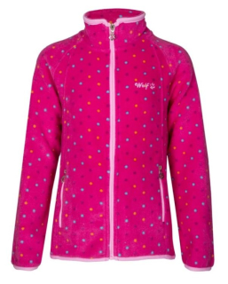 Dívčí fleecová mikina Wolf B2342 vel. 134-164 tmavě růžová