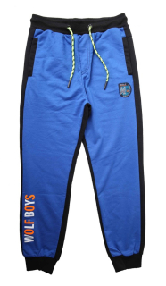 Sportovní chlapecké tepláky Wolf T2277C vel. 104,110,128,134 modré