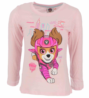 Dívčí triko Paw Patrol vel. 98/104-122/128 růžové