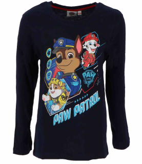 Chlapecké triko Paw Patrol vel. 98/104-122/128  tm. modré