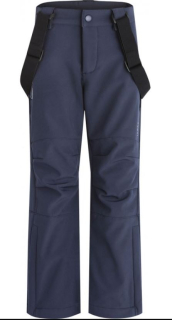 Dětské lyžařské softshellové kalhoty Loap Lovelo vel. 110/116,122/128,158/164 tmavě šedé