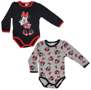 Dětské body Minnie vel. 62/68-74/80 dvojbalení