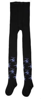 Chlapecké punčocháče Wolf P2316 vel. 98/104,122/128 černé s vrtulníky