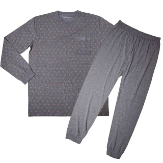 Pánské pyžamo Wolf S2376B vel. XL šedé