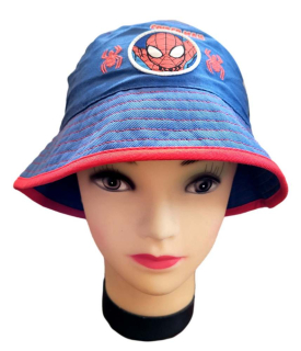 Letní klobouček Spiderman 1-2 roky obvod hlavy 46-48 cm - VÝPRODEJ