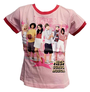 Dívčí tričko HSM vel. 122 růžové