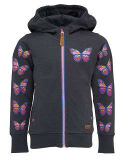 Dívčí mikina Loap Dona vel. 110/116-158/164 modrošedá