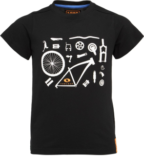 Chlapecké tričko Loap Booler vel. 110/116-146/152 černé