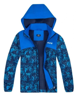 Chlapecká šusťáková bunda Wolf B2461 vel. 98/104-122/128 modrá