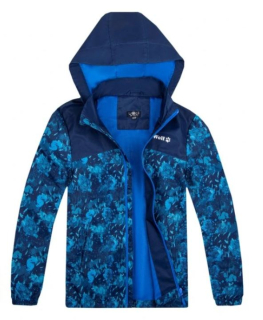 Chlapecká šusťáková bunda Wolf B2461 vel. 98/104-122/128 tm.modrá