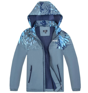 Chlapecká šusťáková bunda Wolf B2462 vel. 152/158 šedá