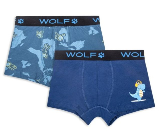 Chlapecké trenkoslipy/boxerky Wolf L2481 vel. 98/104-122/128 dvojbalení