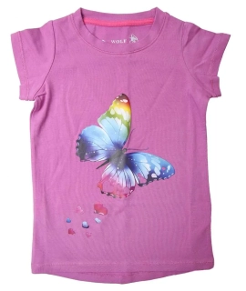 Dívčí tričko Wolf S2410B vel. 98-110 lila