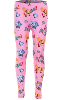 Dívčí legíny Paw Patrol vel. 92 růžové s potiskem