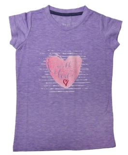 Dívčí tričko Wolf S2413 vel. 98-122 fialové
