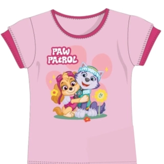 Dívčí tričko Paw Patrol vel. 92-116 světle růžové