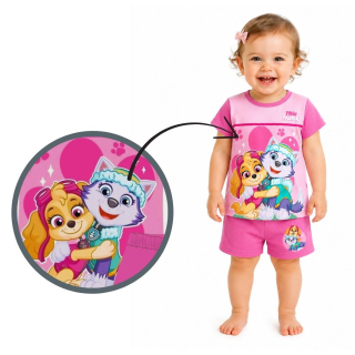 Dívčí letní pyžamo Paw Patrol vel. 98 růžové