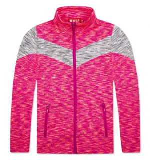 Outdoorová dívčí mikina Wolf M2441 vel. 116,140,146 růžová