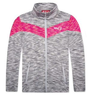 Outdoorová dívčí mikina Wolf M2441 vel. 116,128,140 šedá