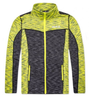 Funkční chlapecká mikina Wolf M2442 vel. 116-146 zelená se šedou