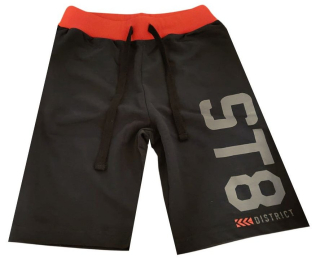 Chlapecké kraťasy Winkiki ST8 vel. 134-164 černé s červenou