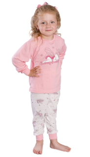 Dívčí pyžamo Betty Mode vel. 104,110 růžové víla 