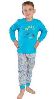 Chlapecké pyžamo Betty Mode tyrkysové vel. 86-110 T-REX