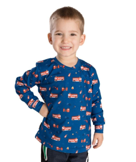 Chlapecké triko Betty mode HASIČI vel. 92,98,128 tmavě modré