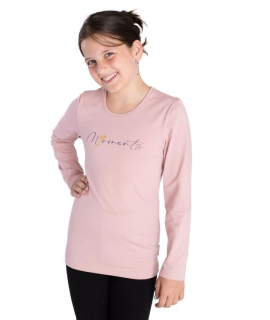 Dívčí triko Betty mode Moments vel. 152-170 pudrové