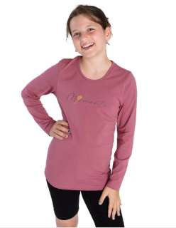 Dívčí triko Betty mode Moments vel. 152-170 bordo