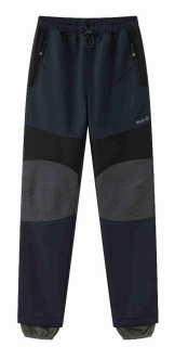 Chlapecké softshellové kalhoty Wolf s fleecem B2494 vel. 122,128 tmavě šedé