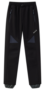 Chlapecké softshellové kalhoty Wolf s fleecem B2496 vel. 128 černé