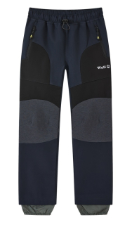 Chlapecké softshellové kalhoty Wolf s fleecem B2493 vel. 92,104 šedé