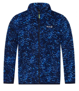 Chlapecká fleecová mikina Wolf B2444 vel. 104-134 tmavě modrá