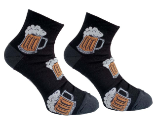 České chlapecké/pánské kotníkové ponožky ŠNYT vel. 28-31 (EUR 42-46) černé