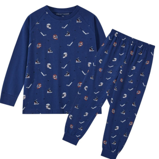 Chlapecké pyžamo Wolf S2455 vel. 104-134 tmavě modré hokej