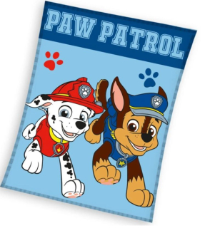 Fleecová deka Tlapková patrola Skvělá dvojka 130x170 cm