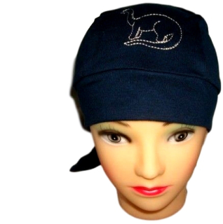 Jarní pirátka tmavě modrá s dinem obvod 45-49 cm 