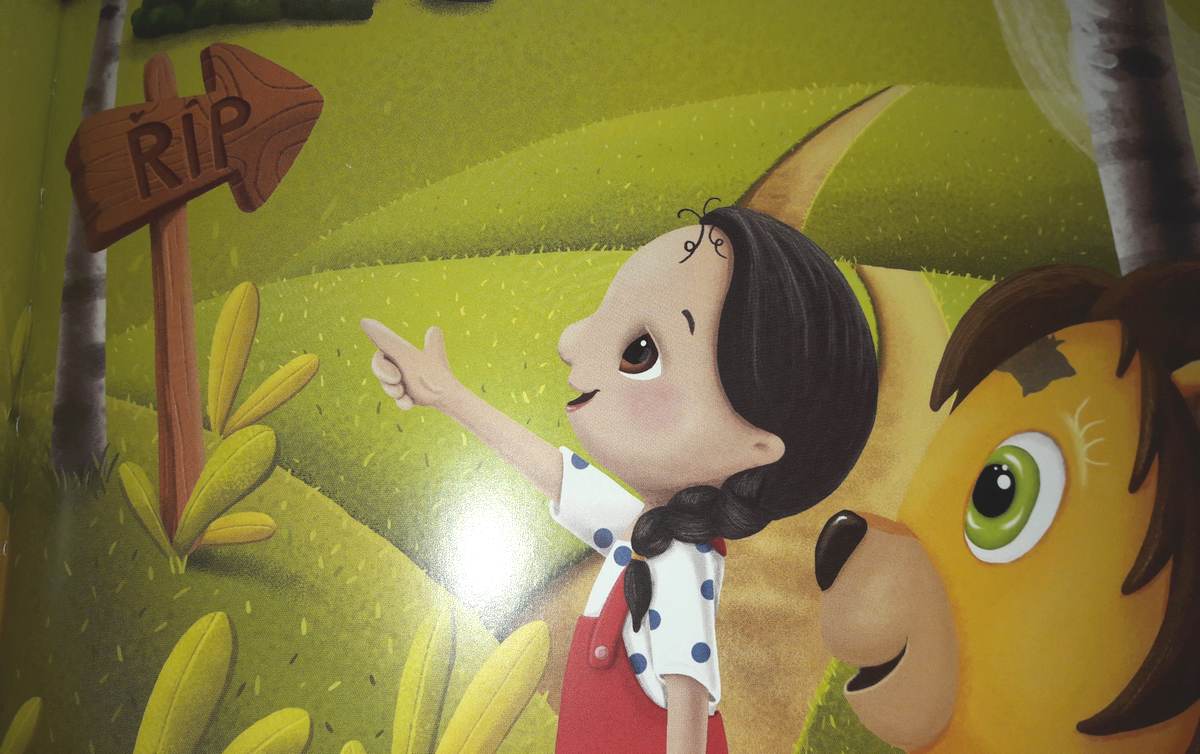 Ukázka z dětské knihy tuláčkovo dobrodružství