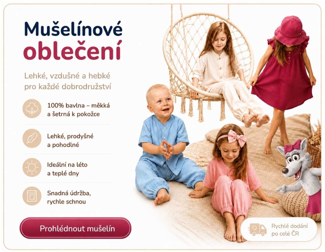 Mušelín - láska na první dotek